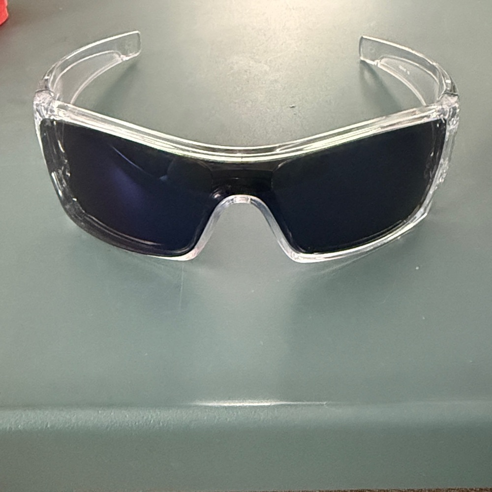 Oakley Clear Frame Black Lens sunglasses - Picture 4 of 7